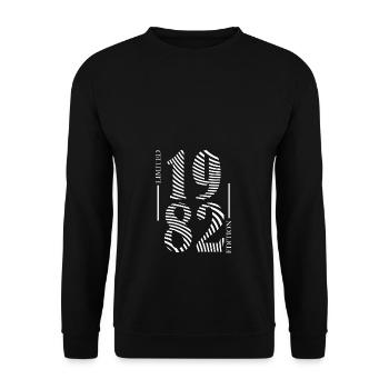 1982 Édition Limitée 40e Anniversaire Jeunes Filles - Sweat-shirt Unisexe - noir - Devant - Alina (178cm) & Michal (187cm)