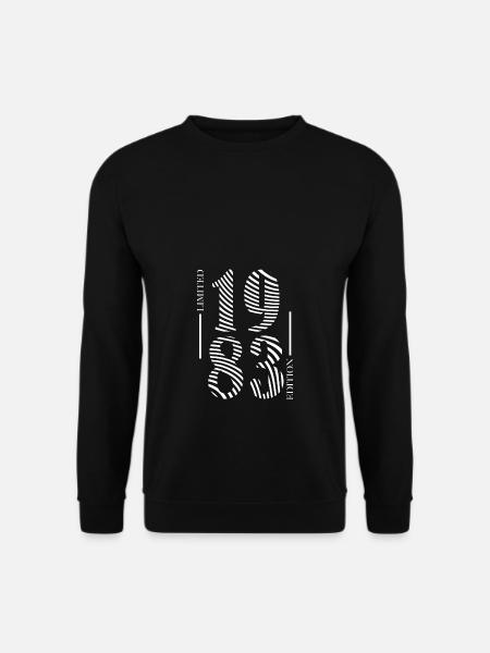 1983 Limited Edition Geburtstagsdesign - Unisex Pullover - Schwarz