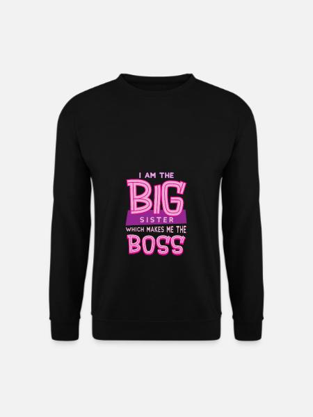 Big Sister Boss - Unisex Sweatshirt - black
