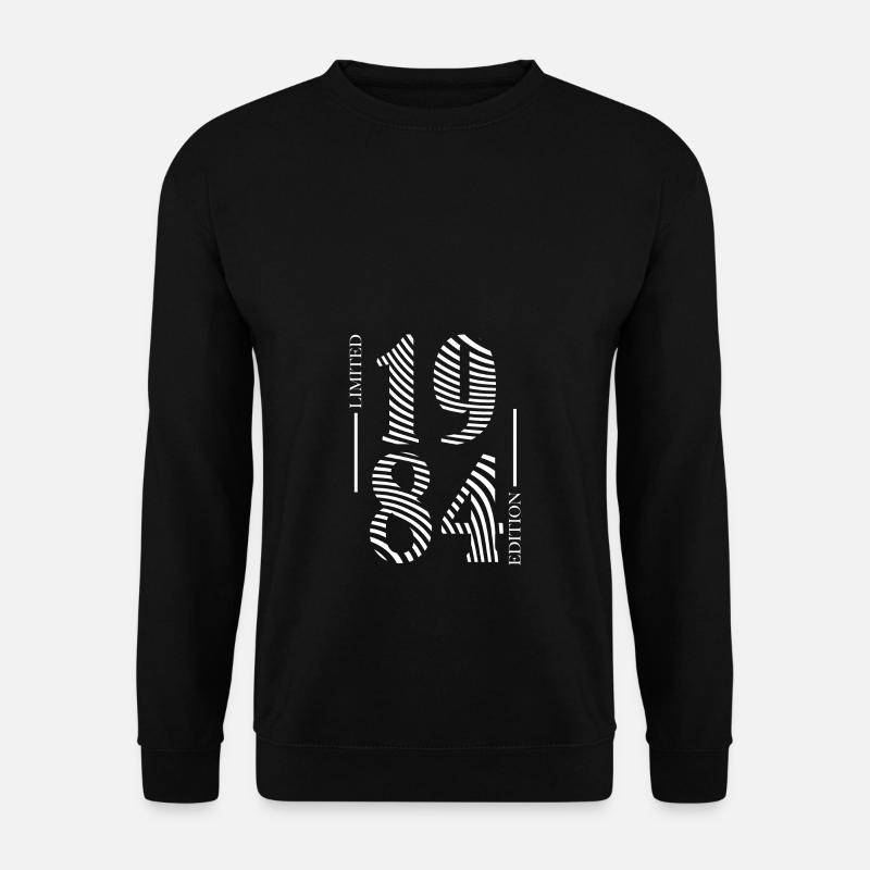 1984 Limited Edition Geburtstagsdesign - Unisex Pullover - Schwarz