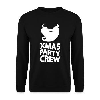 Équipage de fête de Noël / Célébrez Noël, porteur de barbe - Sweat-shirt Unisexe - noir - Devant - Alina (178cm) & Michal (187cm)