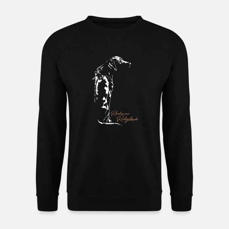 RHODESIAN RIDGEBACK RR Wilsigns Hunde Hund - Unisex Pullover - Schwarz