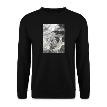 ivy nature plants forest - Unisex Sweatshirt - black - Front - Alina (178cm) & Michal (187cm)