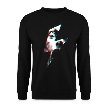 Flashed Redshift - Unisex Sweatshirt - black - Front - Alina (178cm) & Michal (187cm)