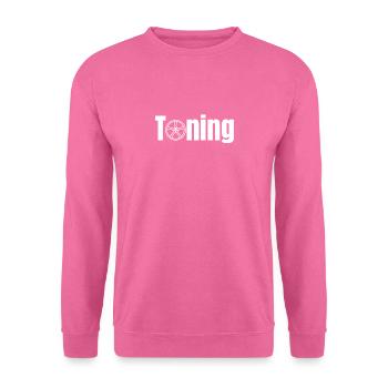 Tuning mit Felge - Unisex Pullover - Pink - Vorne