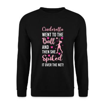 Sports Player Game Coach - Unisex Sweatshirt - black - Front - Alina (178cm) & Michal (187cm)