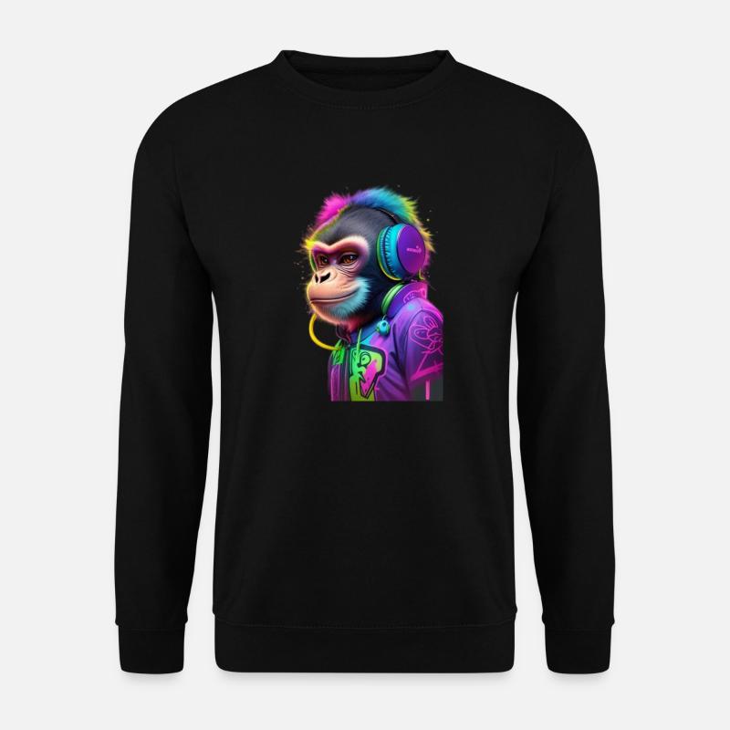 Affenmusik Graffiti - Unisex Pullover - Schwarz