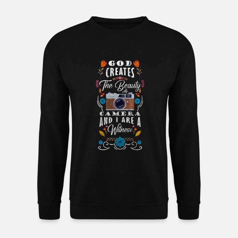 Fotografin Influencer Herzschlag - Unisex Pullover - Schwarz