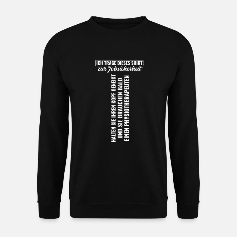 Physiotherapeut Physio - Unisex Pullover - Schwarz