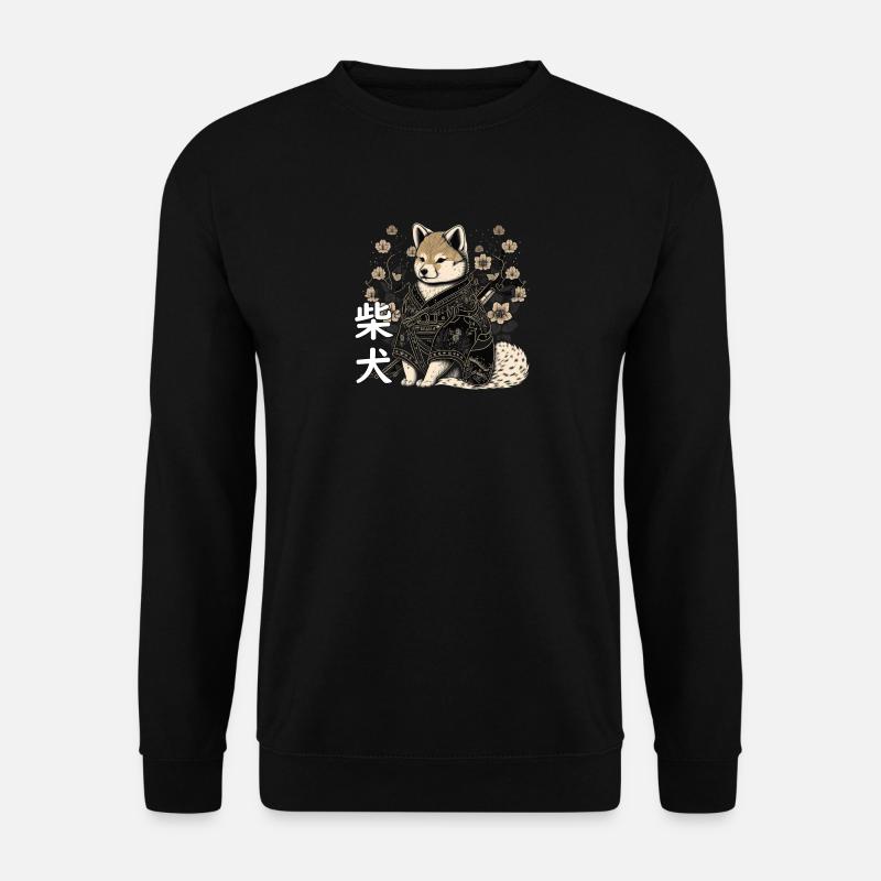 Shiba Inu - Unisex Pullover - Schwarz