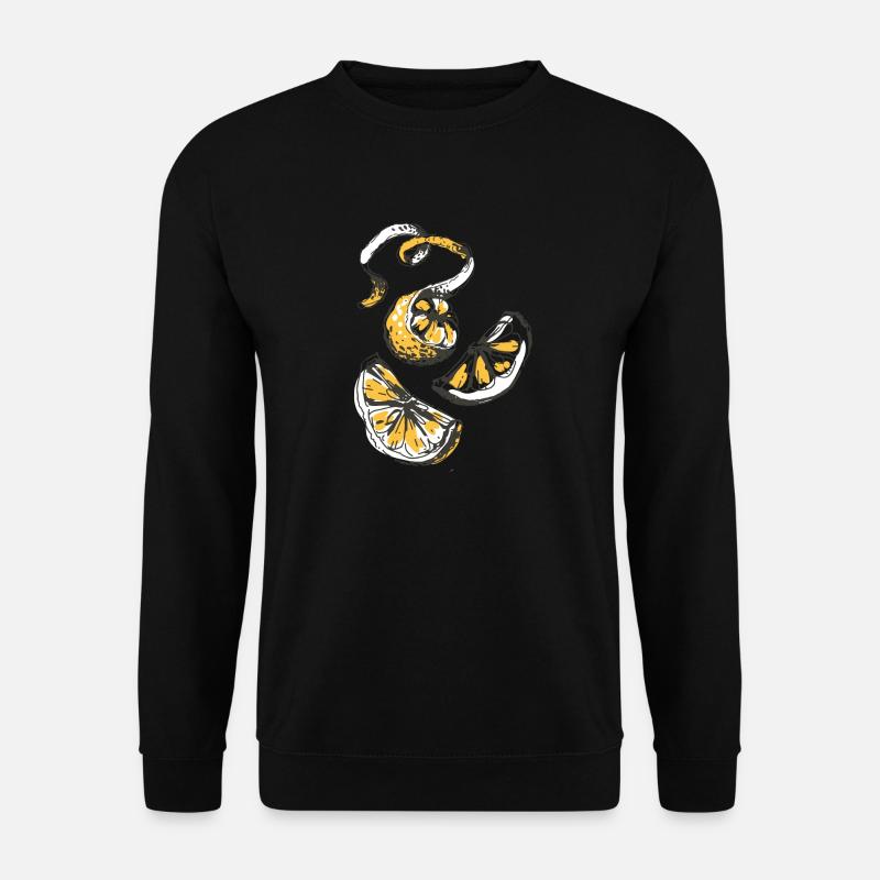 Lemon - Unisex Pullover - Schwarz