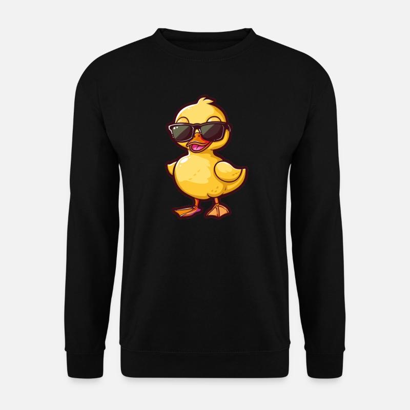 Lunettes de soleil canard - Sweat-shirt Unisexe - noir