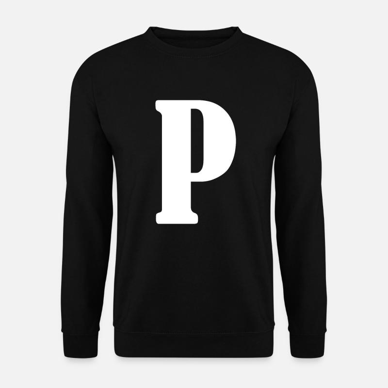 P - Unisex Pullover - Schwarz