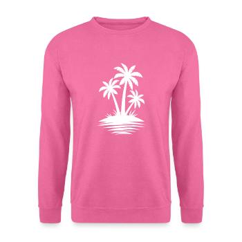 Palm Tree Island Strand-Liebhaber-Geschenk - Sommer-Geschenk - Unisex Pullover - Pink - Vorne
