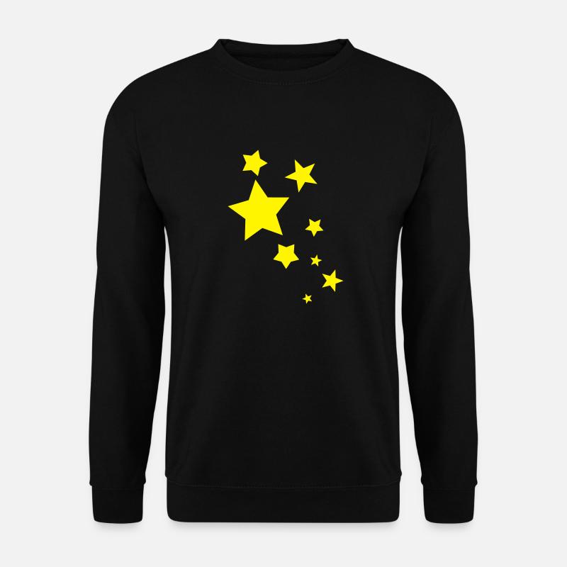 Stars - Unisex Pullover - Schwarz