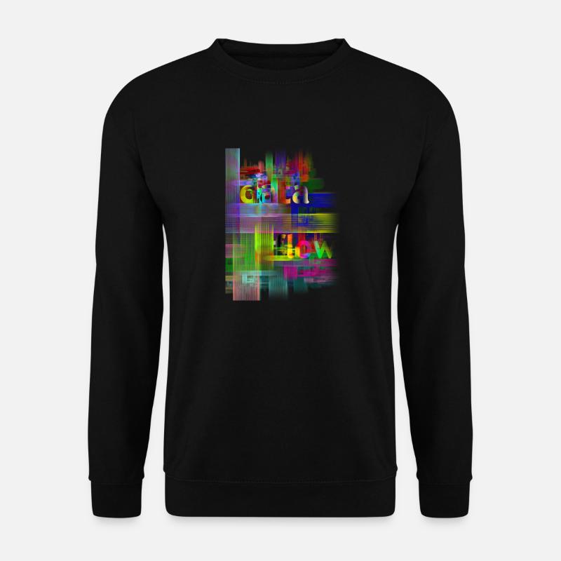 DATA FLOW - Unisex Pullover - Schwarz
