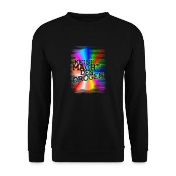 blockedTitle - Unisex Pullover - Schwarz - Vorne - Alina (178cm) & Michal (187cm)
