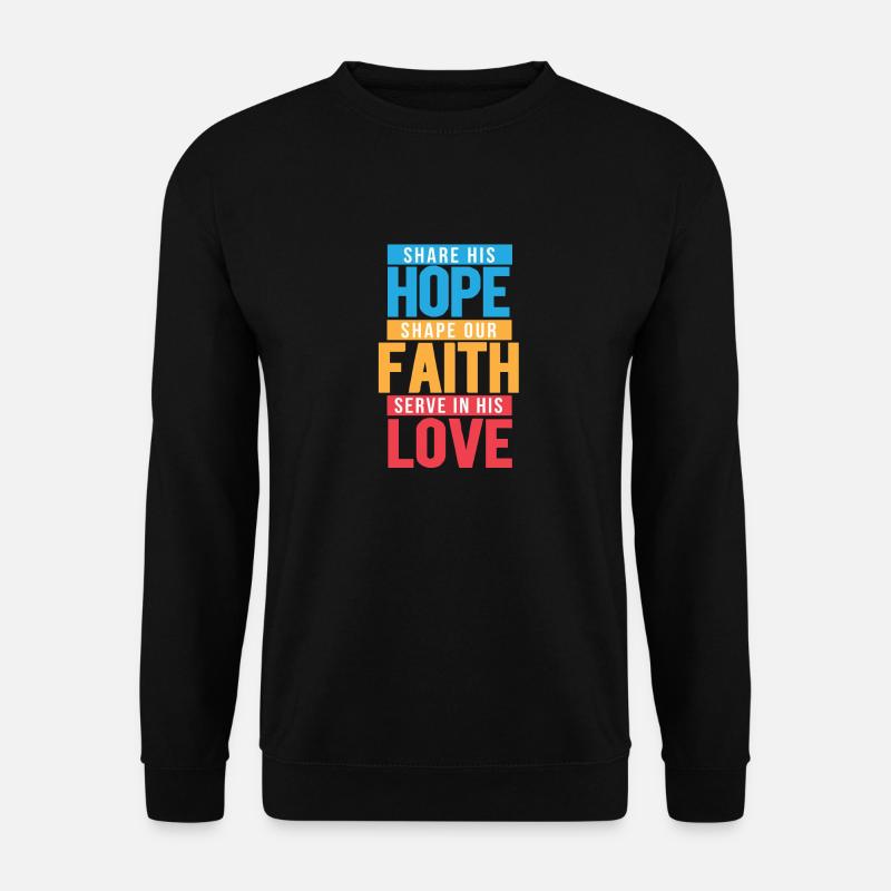 Liebe Gott - Unisex Pullover - Schwarz