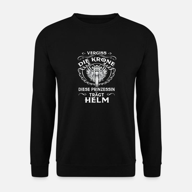 Prinzessin mit Helm - Unisex Pullover - Schwarz