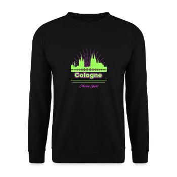 Cologne - Unisex Pullover - Schwarz - Vorne - Alina (178cm) & Michal (187cm)