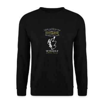 scotland whisky - Unisex Pullover - Schwarz - Vorne - Alina (178cm) & Michal (187cm)