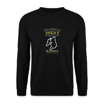 islay therapie - Unisex Pullover - Schwarz - Vorne - Alina (178cm) & Michal (187cm)