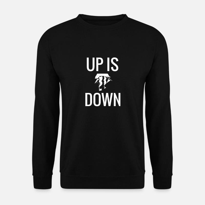 Above is below - Unisex Sweatshirt - black