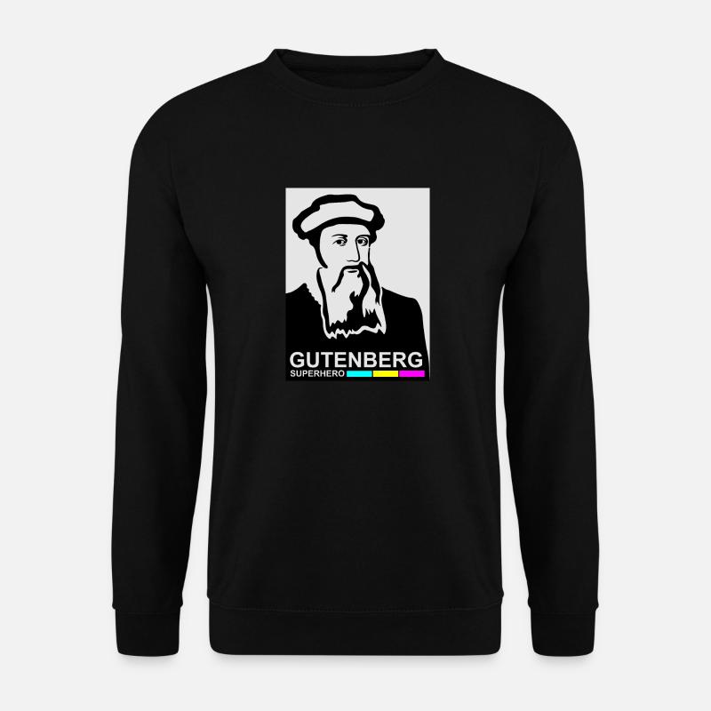 Gutenberg - Unisex Pullover - Schwarz