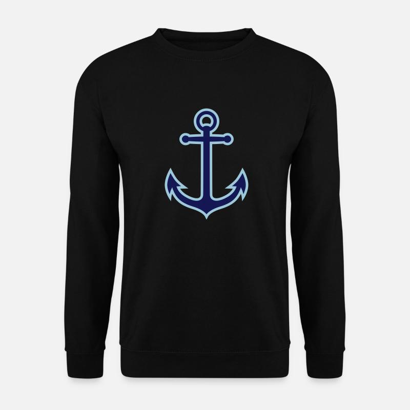 Anker - Unisex Pullover - Schwarz