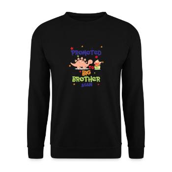 Promu à nouveau grand frère - Sweat-shirt Unisexe - noir - Devant - Alina (178cm) & Michal (187cm)