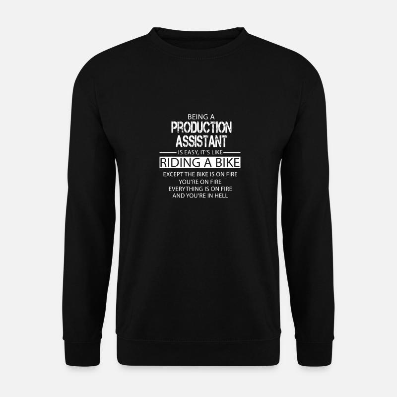 Production Assistant - Unisex Sweatshirt - black
