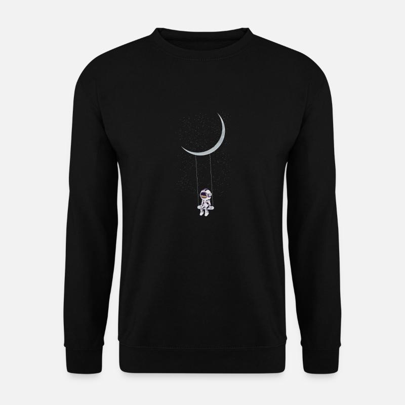 Astronaut in der Galaxie - Unisex Pullover - Schwarz