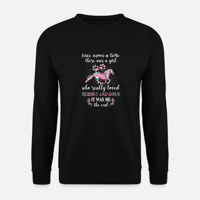 Es war einmal ein Mädchen, das wirklich liebte - Unisex Pullover - Schwarz