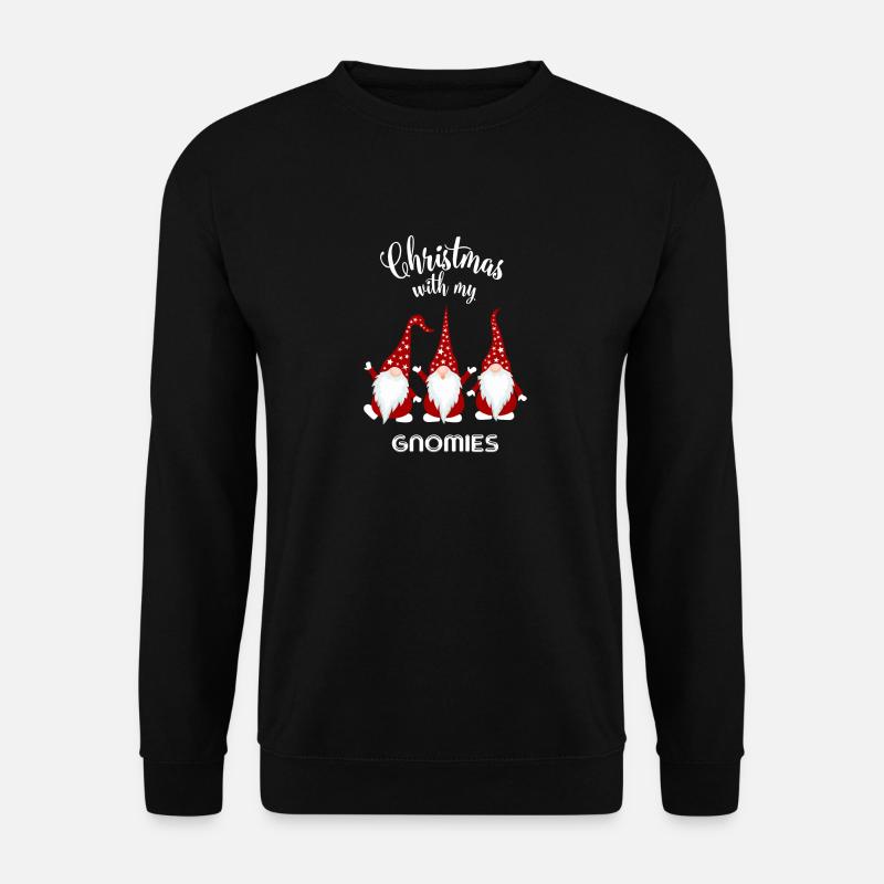 Weihnachten mit meinen Gnomies - Unisex Pullover - Schwarz