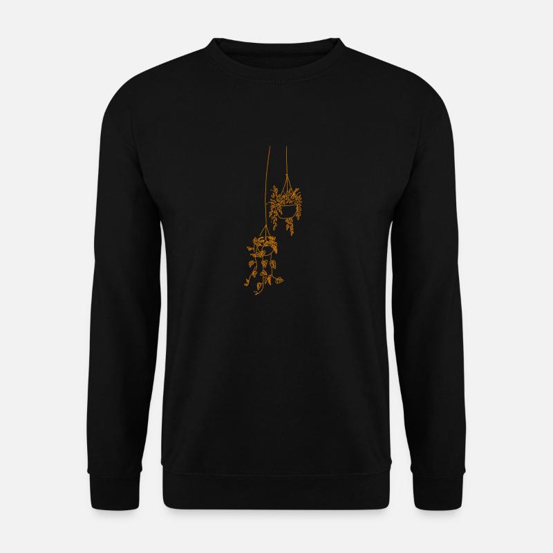 Hängepflanze - Unisex Pullover - Schwarz
