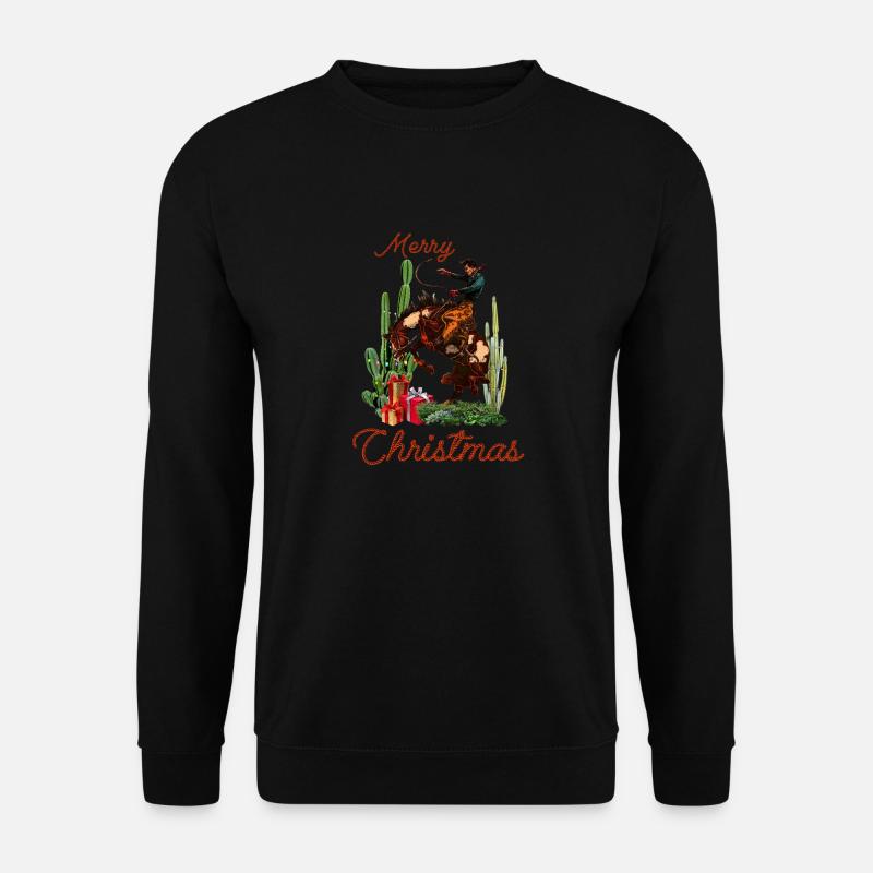 God jul cowboy - Unisextröja - svart