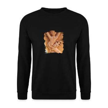 Position 1 - Unisex Sweatshirt - black - Front - Alina (178cm) & Michal (187cm)