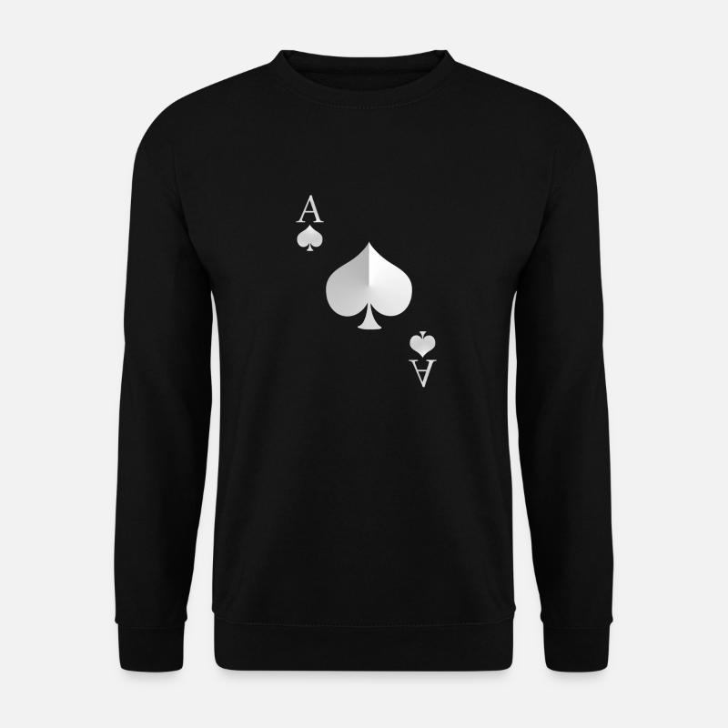 Pik-Ass - Unisex Pullover - Schwarz
