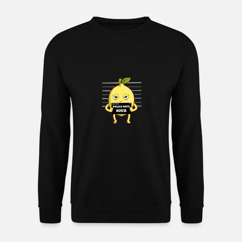 Ce citron est aigre - Sweat-shirt Unisexe - noir