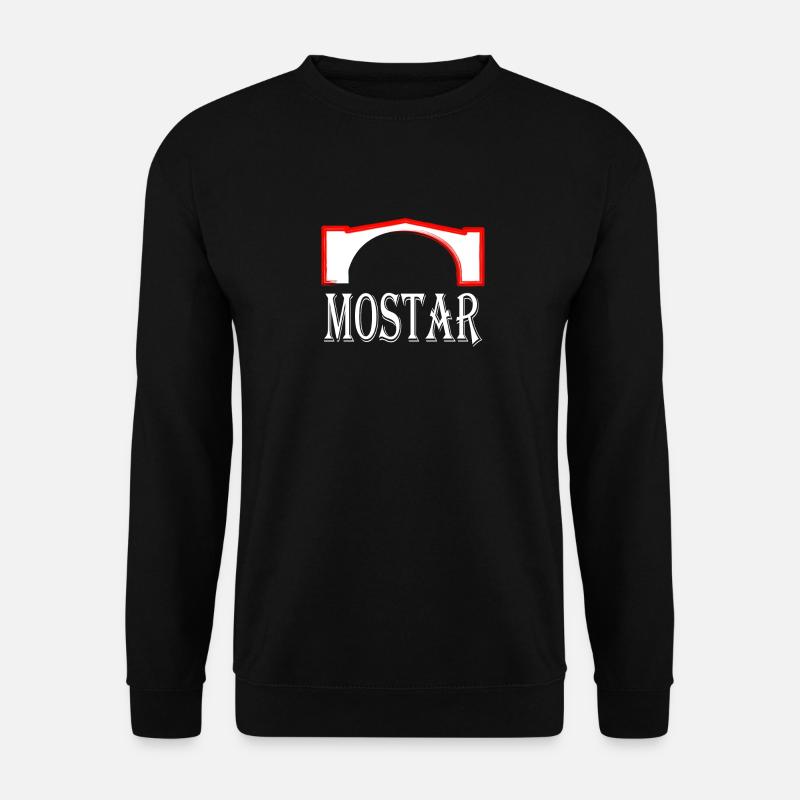 Mostar weis - Unisex Sweatshirt - black