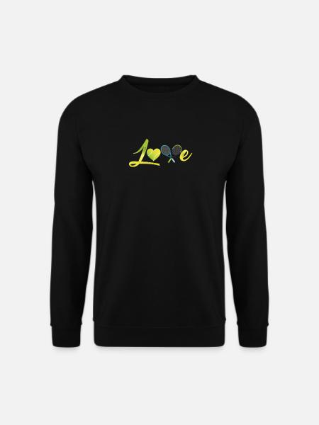 Love Tennis - Unisex Sweatshirt - black