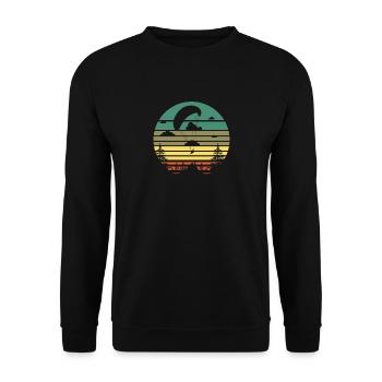 Gleitschirmfliegen - Unisex Pullover - Schwarz - Vorne - Alina (178cm) & Michal (187cm)
