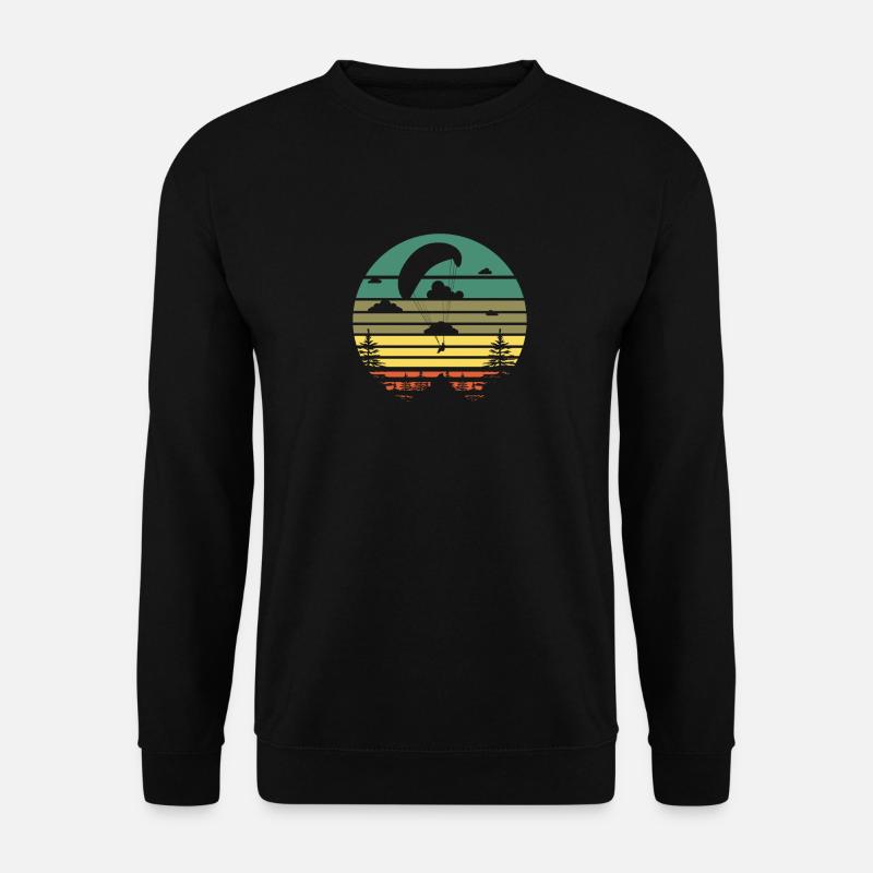 Gleitschirmfliegen - Unisex Pullover - Schwarz