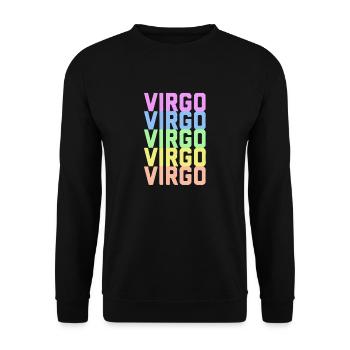 Virgo - Unisex Sweatshirt - black - Front - Alina (178cm) & Michal (187cm)