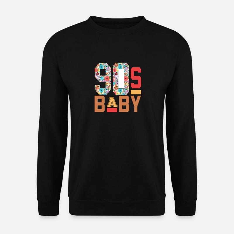 90er Baby - Unisex Pullover - Schwarz