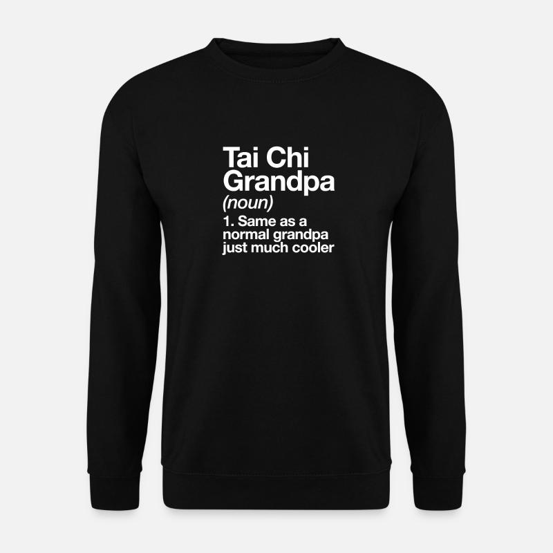Tai Chi Opa - Unisex Pullover - Schwarz