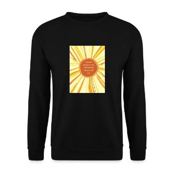 Les Miserable Quote - Unisex Sweatshirt - black - Front - Alina (178cm) & Michal (187cm)