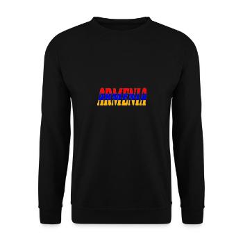 Armenia - Unisex Sweatshirt - black - Front - Alina (178cm) & Michal (187cm)