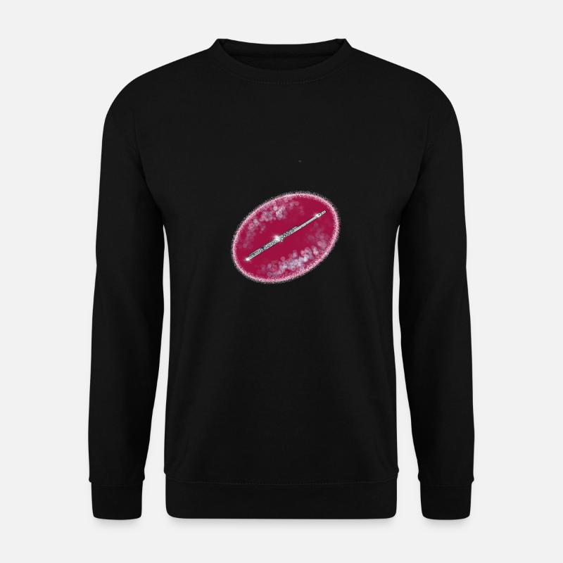 Querfloete - Unisex Pullover - Schwarz