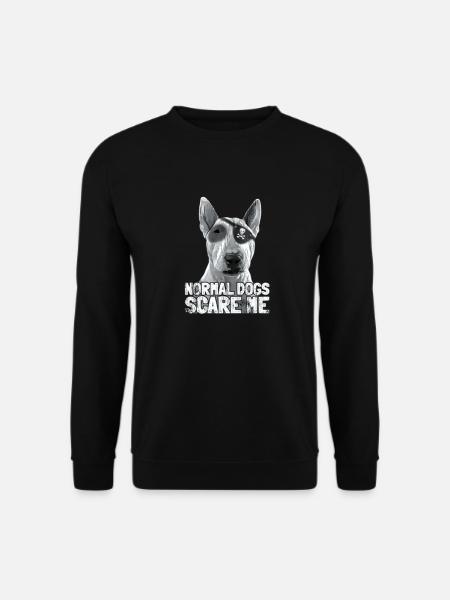 Bullterrier Pirat - Unisex Pullover - Schwarz